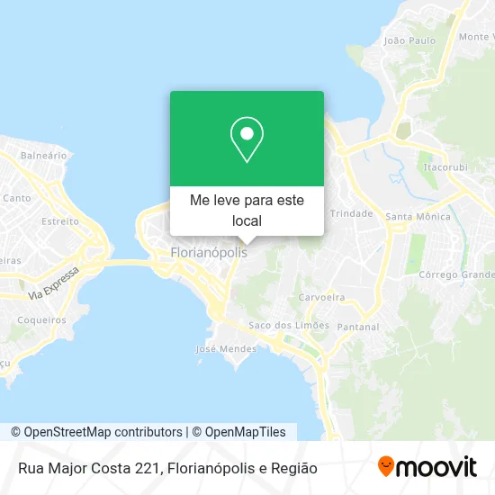 Rua Major Costa 221 mapa