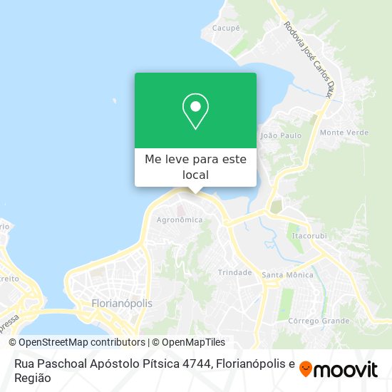 Rua Paschoal Apóstolo Pítsica 4744 mapa