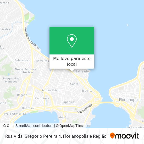 Rua Vidal Gregório Pereira 4 mapa