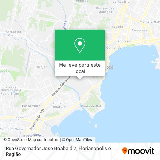Rua Governador José Boabaid 7 mapa