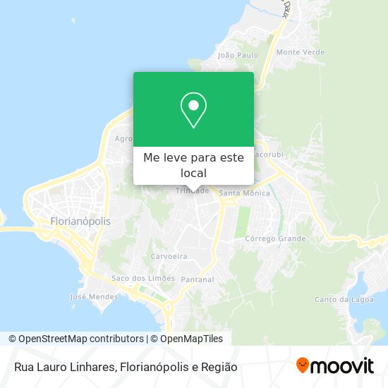 Rua Lauro Linhares mapa