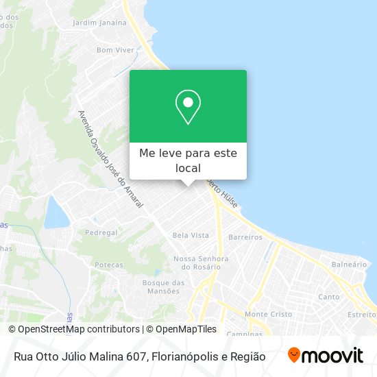 Rua Otto Júlio Malina 607 mapa