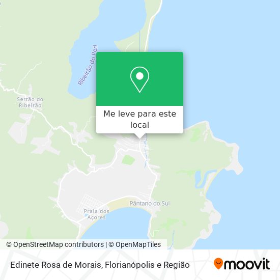 Edinete Rosa de Morais mapa