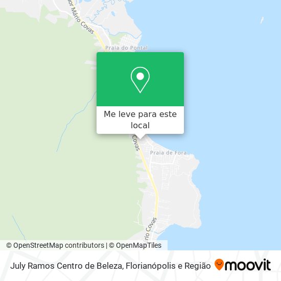 July Ramos Centro de Beleza mapa