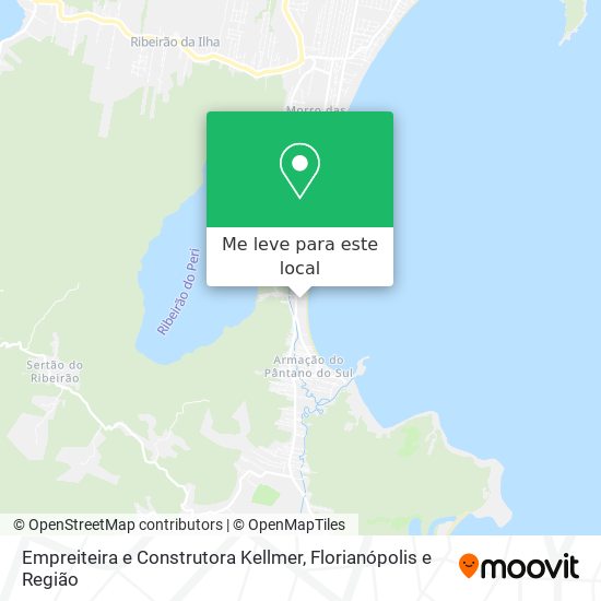 Empreiteira e Construtora Kellmer mapa