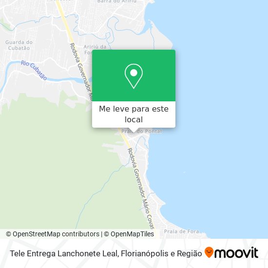 Tele Entrega Lanchonete Leal mapa