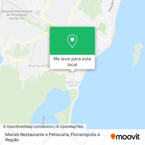 Maria's Restaurante e Petiscaria mapa