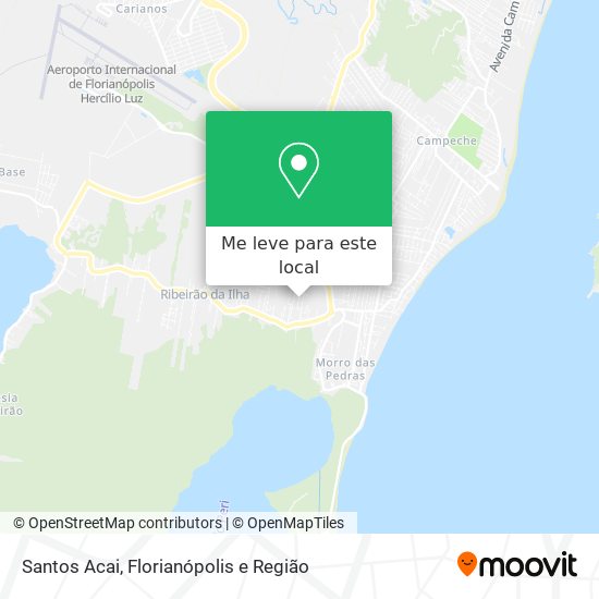 Santos Acai mapa