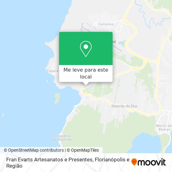 Fran Evarts Artesanatos e Presentes mapa