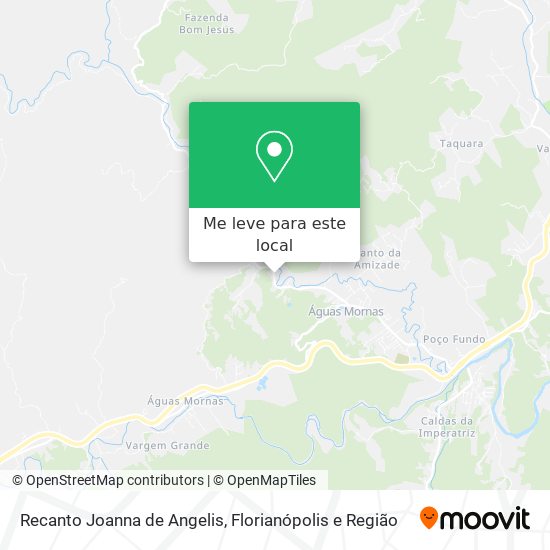 Recanto Joanna de Angelis mapa