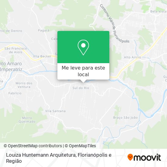 Louiza Huntemann Arquitetura mapa