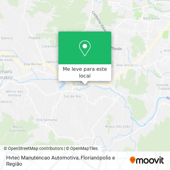 Hvtec Manutencao Automotiva mapa