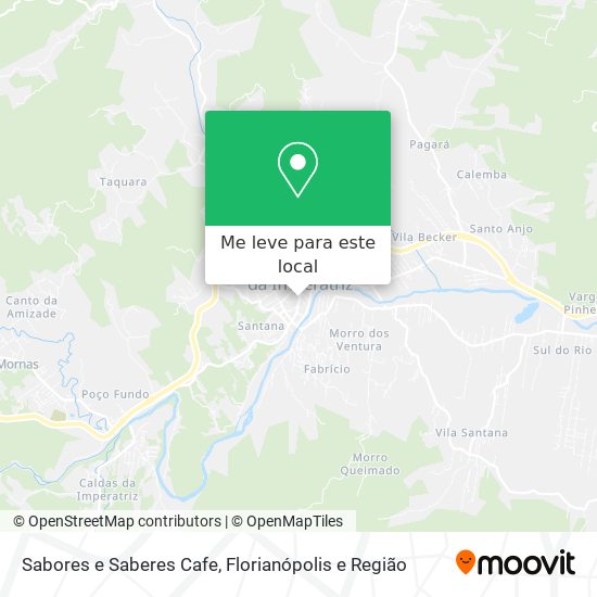 Sabores e Saberes Cafe mapa