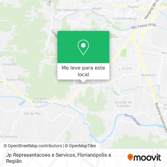 Jp Representacoes e Servicos mapa