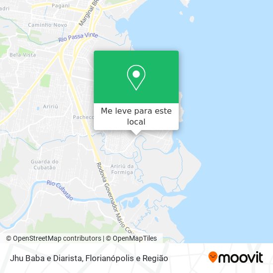 Jhu Baba e Diarista mapa