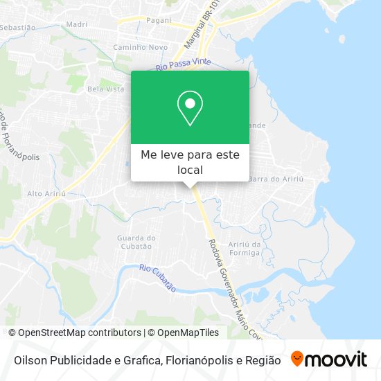 Oilson Publicidade e Grafica mapa