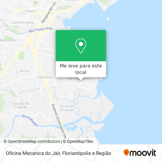 Oficina Mecanica do Jair mapa