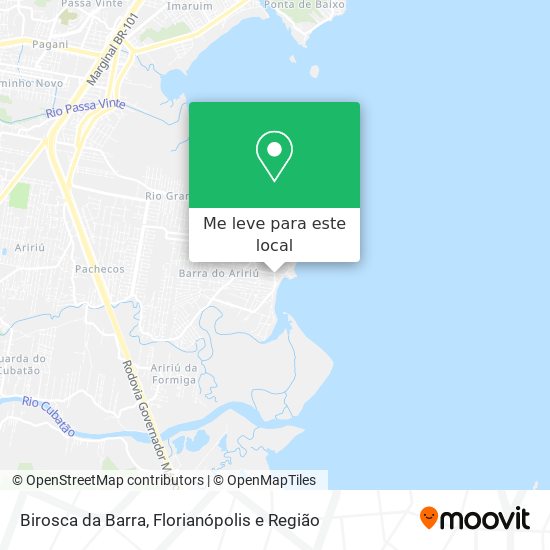 Birosca da Barra mapa