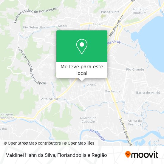 Valdinei Hahn da Silva mapa