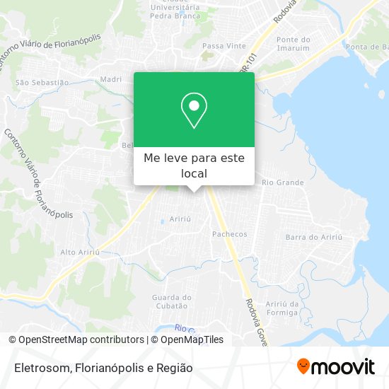 Eletrosom mapa