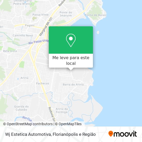 Wj Estetica Automotiva mapa