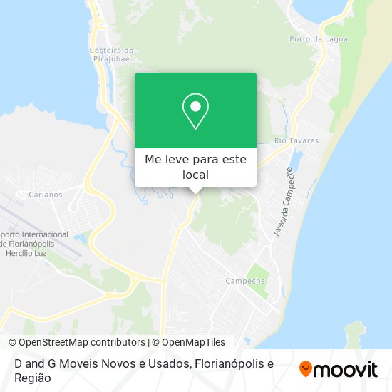 D and G Moveis Novos e Usados mapa