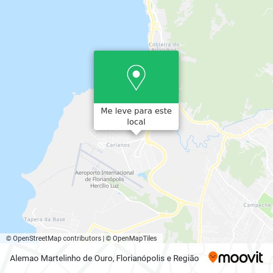 Alemao Martelinho de Ouro mapa