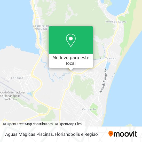 Aguas Magicas Piscinas mapa