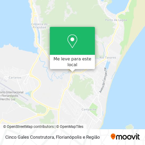 Cinco Gales Construtora mapa