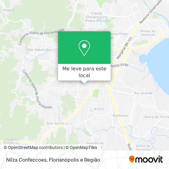 Nilza Confeccoes mapa