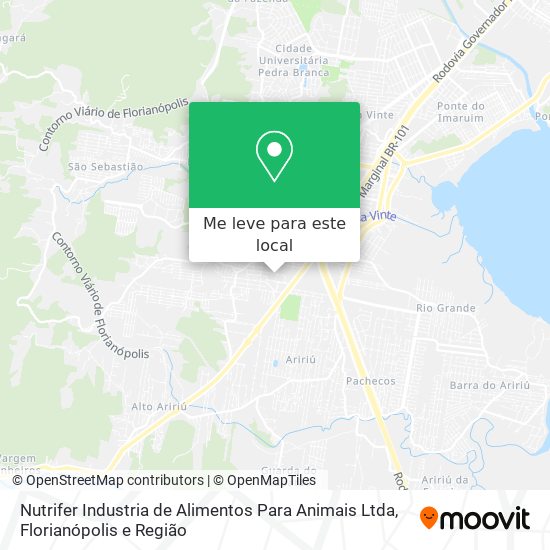 Nutrifer Industria de Alimentos Para Animais Ltda mapa