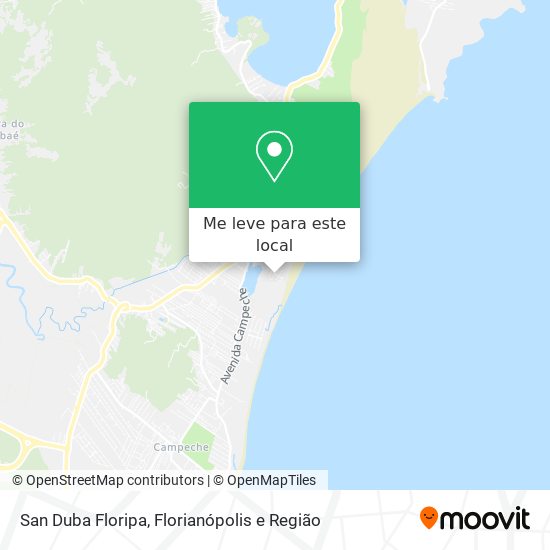 San Duba Floripa mapa