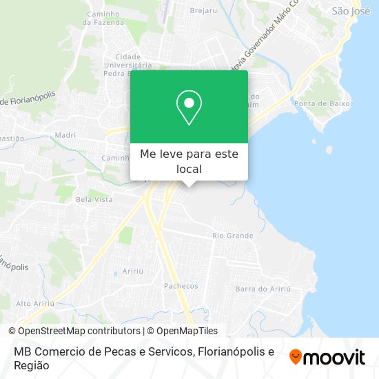 MB Comercio de Pecas e Servicos mapa