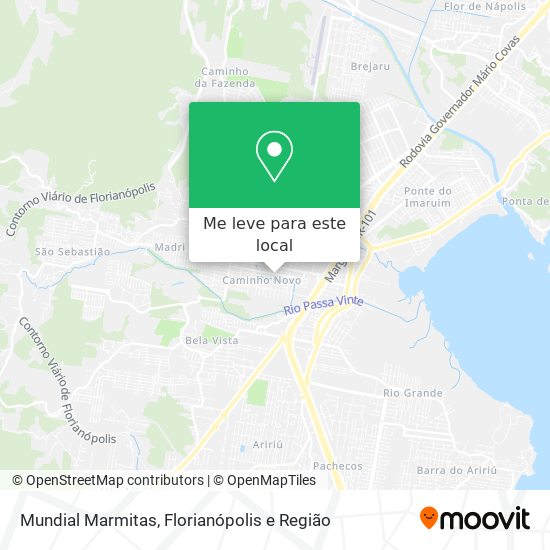 Mundial Marmitas mapa
