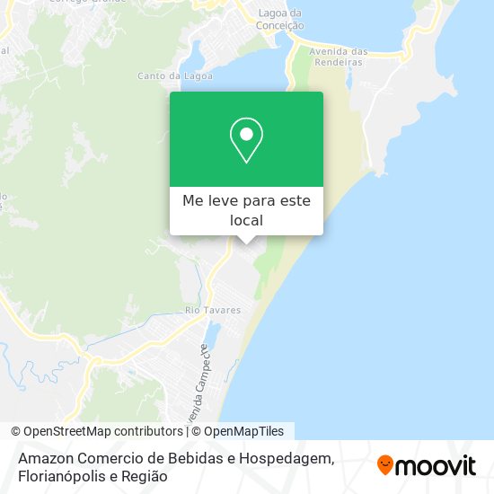 Amazon Comercio de Bebidas e Hospedagem mapa