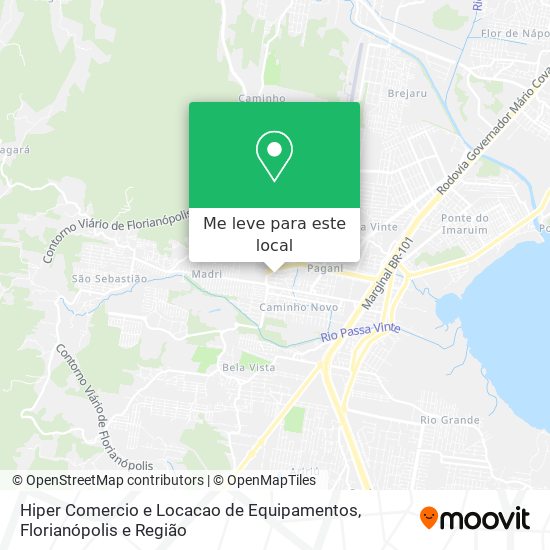 Hiper Comercio e Locacao de Equipamentos mapa