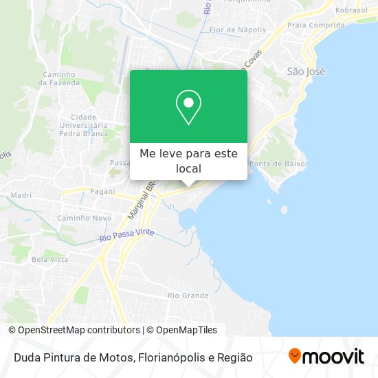 Duda Pintura de Motos mapa
