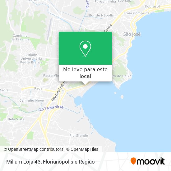 Milium Loja 43 mapa