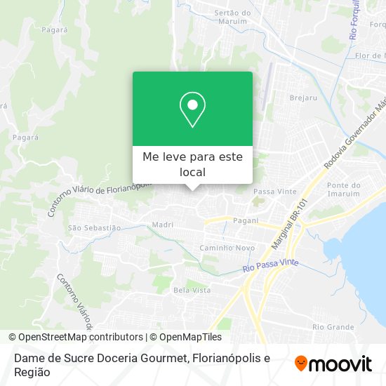 Dame de Sucre Doceria Gourmet mapa
