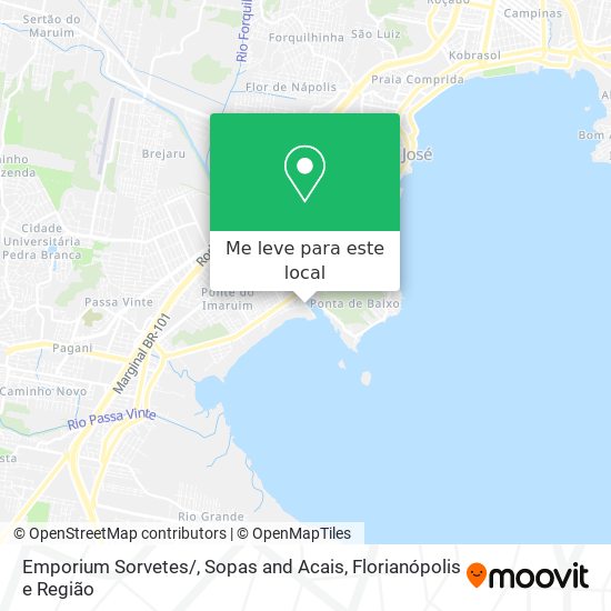 Emporium Sorvetes / , Sopas and Acais mapa