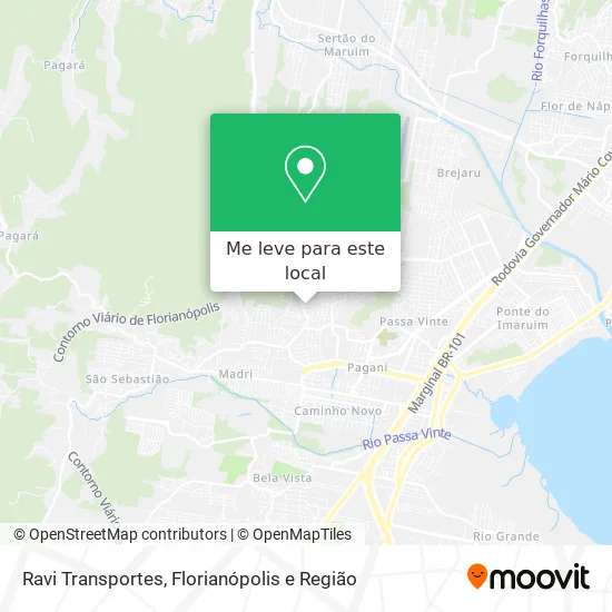 Ravi Transportes mapa