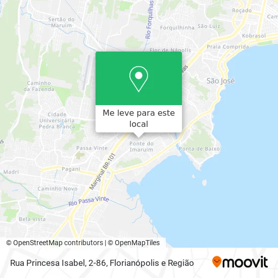 Rua Princesa Isabel, 2-86 mapa