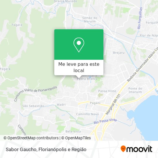 Sabor Gaucho mapa