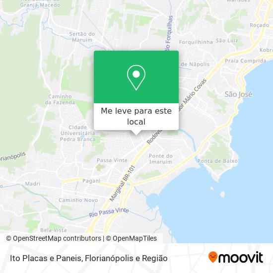Ito Placas e Paneis mapa