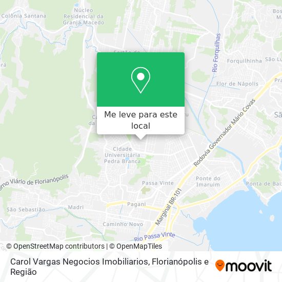 Carol Vargas Negocios Imobiliarios mapa