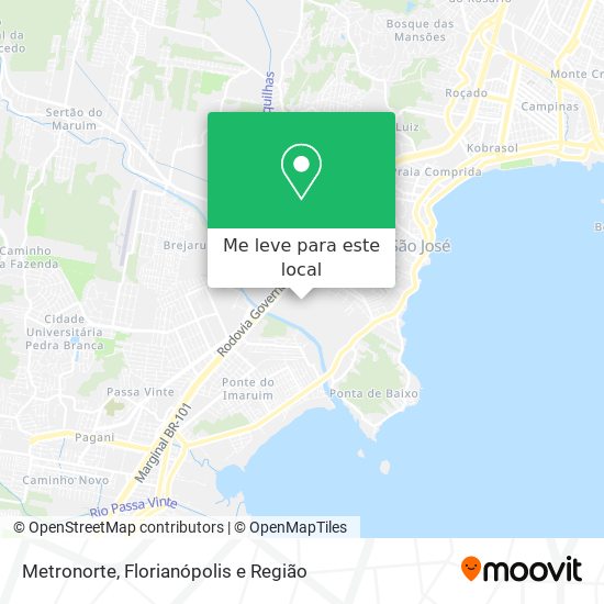 Metronorte mapa