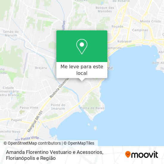 Amanda Florentino Vestuario e Acessorios mapa