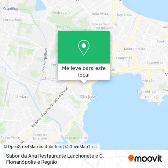 Sabor da Ana Restaurante Lanchonete e C mapa