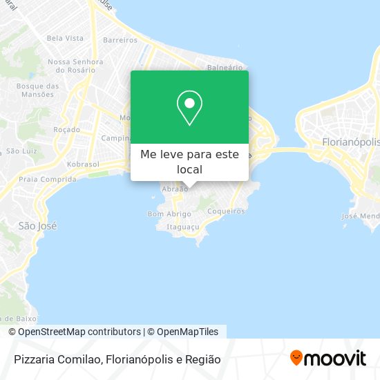 Pizzaria Comilao mapa