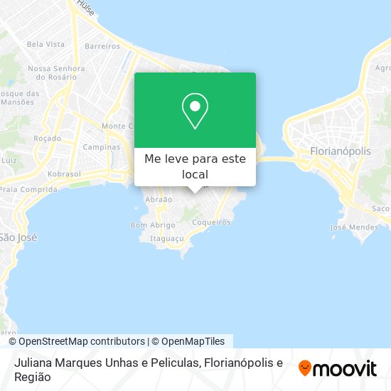 Juliana Marques Unhas e Peliculas mapa